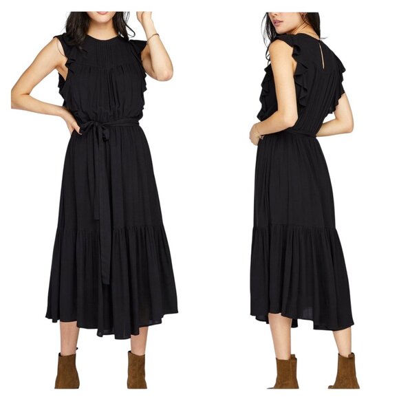 Gentle Fawn Dresses & Skirts - Gentle Fawn Mariella Black Midi Dress NWT Size Small